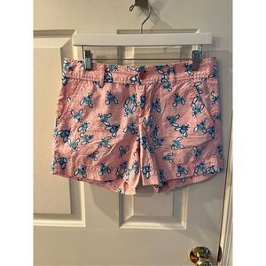 Lilly Pulitzer Callahan Shorts Jarvey Bees Pink & Blue RARE sz 4 EUC